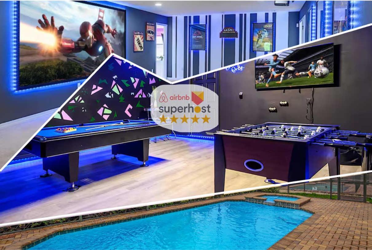 8Br Resort Home W Pool Hot Tub And Theatre Loft Kissimmee Eksteriør bilde